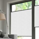 Plissé DUETTE® EOS® FIXÉ UNIX DARK BB24 Blanc [7401] Fenêtre • rideaux123.ch