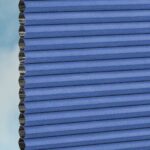 Plissé DUETTE® EOS® FIXÉ UNIX DARK BB24 Bleu [7449] Échantillon de tissu • rideaux123.ch