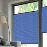 Plissé DUETTE® EOS® FIXÉ UNIX DARK BB24 Bleu [7449] Fenêtre • rideaux123.ch