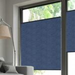 Plissé DUETTE® EOS® FIXÉ UNIX DARK BB24 Bleu foncé [7442] Fenêtre • rideaux123.ch