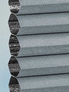 Plissé DUETTE® EOS® FIXÉ UNIX DARK BB24 Gris [7459] Détail de tissu