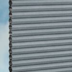 Plissé DUETTE® EOS® FIXÉ UNIX DARK BB24 Gris [7459] Échantillon de tissu • rideaux123.ch