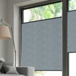 Plissé DUETTE® EOS® FIXÉ UNIX DARK BB24 Gris [7459] Fenêtre • rideaux123.ch