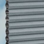 Plissé DUETTE® EOS® FIXÉ UNIX DARK BB24 Gris [7459] Tissu • rideaux123.ch