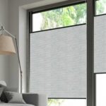 Plissé DUETTE® EOS® FIXÉ UNIX DARK BB24 Gris clair [7450] Fenêtre • rideaux123.ch