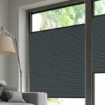 Plissé DUETTE® EOS® FIXÉ UNIX DARK BB24 Gris foncé [7456] Fenêtre • rideaux123.ch