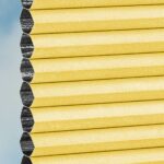 Plissé DUETTE® EOS® FIXÉ UNIX DARK BB24 Jaune [7484] Tissu • rideaux123.ch