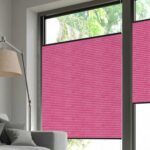 Plissé DUETTE® EOS® FIXÉ UNIX DARK BB24 Rosa [7493] Fenêtre • rideaux123.ch