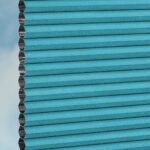 Plissé DUETTE® EOS® FIXÉ UNIX DARK BB24 Turquoise [7447] Échantillon de tissu • rideaux123.ch