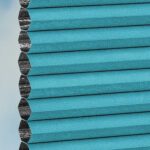 Plissé DUETTE® EOS® FIXÉ UNIX DARK BB24 Turquoise [7447] Tissu • rideaux123.ch