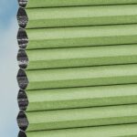 Plissé DUETTE® EOS® FIXÉ UNIX DARK BB24 Vert [7471] Tissu • rideaux123.ch