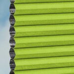 Plissé DUETTE® EOS® FIXÉ UNIX DARK BB24 Vert clair [7472] Tissu • rideaux123.ch