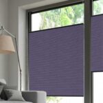 Plissé DUETTE® EOS® FIXÉ UNIX DARK BB24 Violet [7495] Fenêtre • rideaux123.ch