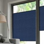 Plissé DUETTE® EOS® FIXÉ ELAN BB24 deux côtés Bleu [5150] Fenêtre • rideaux123.ch