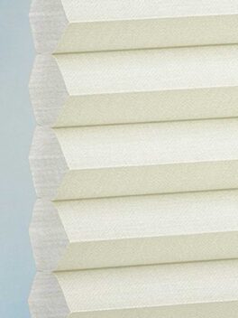 Plissé DUETTE® EOS® FIXÉ ELAN BB24 deux côtés Crème [5112] Détail de tissu