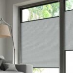 Plissé DUETTE® EOS® FIXÉ ELAN BB24 Gris deux côtés [5152] Fenêtre • rideaux123.ch