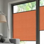 Plissé DUETTE® EOS® FIXÉ ELAN BB24 Orange [7765] Fenêtre • rideaux123.ch