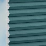 Plissé DUETTE® EOS® FIXÉ ELAN BB24 Turquoise [7740] Tissu • rideaux123.ch