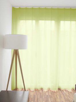 Voilage VALENCIA Fougère [429] Rideau fermé