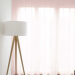 Voilage VALENCIA Rose clair [319] Rideau fermé • rideaux123.ch