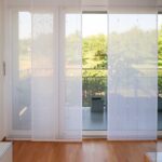 Paroi japonais LISSABON Blanc [1] - rideau fermé • rideaux123.ch
