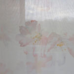Paroi japonaise SAKURA FR - Structure, motif fleurs de cerisier • rideaux123.ch