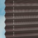 Plissé EOS® COMFORT DUSTBLOCK® BB24 Brun [1732] Tissu • rideaux123.ch