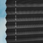Plissé EOS® COMFORT DUSTBLOCK® BB24 Noir [1737] Tissu • rideaux123.ch
