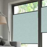 Plissé EOS® CRUSH TOPAR® PLUS BB24 Bleu clair [7842] Fenêtre • rideaux123.ch