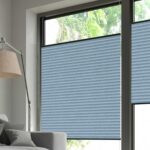 Plissé EOS® CRUSH TOPAR® PLUS BB24 Bleu [7841] Fenêtre • rideaux123.ch