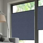 Plissé EOS® CRUSH TOPAR® PLUS BB24 Bleu foncé [7843] Fenêtre • rideaux123.ch