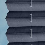 Plissé EOS® CRUSH TOPAR® PLUS BB24 Bleu foncé [7843] Tissu • rideaux123.ch