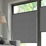 Plissé EOS® CRUSH TOPAR® PLUS BB24 Gris foncé [7854] Fenêtre • rideaux123.ch