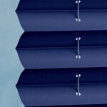 Plissé EOS® OSCURA LUNA BB24 Bleu foncé [6256] Tissu • rideaux123.ch