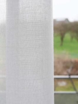 Voilage AMIRA Fischbacher 1819 Blanc [600] - Conclusion à droite