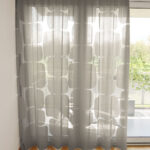 Voilage EKALE Fischbacher 1819 Anthracite-Gris [315] - Rideau fermé • rideaux123.ch