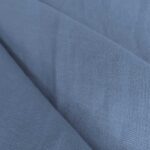 Voilage/Rideau opaque CASALINO Fischbacher 1819 Bleu jean [511] - Échantillon de tissu • rideaux123.ch
