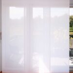 Parois japonaises AMANTEA Blanc [0001] - rideau fermé • rideaux123.ch