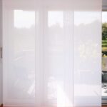 Parois japonaises AMANTEA Blanc écru [0002] - Rideau fermé • rideaux123.ch