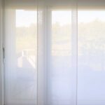 Parois japonaises CASALUCE Blanc crème [0020] - rideau fermé • rideaux123.ch