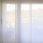 Parois japonaises CASALUCE Blanc écru [0002] - rideau fermé • rideaux123.ch