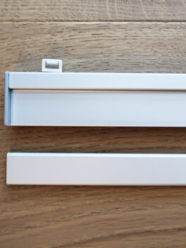 Parois japonaises, système de montage avec glisseurs et barre de lestage