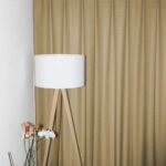 Rideau opaque DAVOS Beige-brun [0045] rideau fermé • rideaux123.ch
