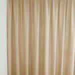 Rideau occultant MONTREUX Beige [151] Rideau fermé • rideaux123.ch