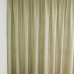Rideau occultant MONTREUX Beige-vert [152] Rideau fermé • rideaux123.ch