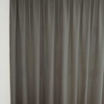 Rideau occultant MONTREUX Gris foncé [165] Rideau fermé • rideaux123.ch