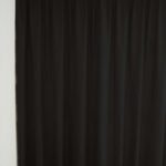 Rideau occultant MONTREUX Noir [920] Rideau fermé • rideaux123.ch