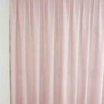 Rideau occultant MONTREUX Rose clair [319] Rideau fermé • rideaux123.ch