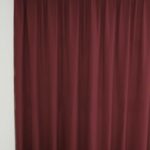 Rideau occultant MONTREUX Rouge vin [337] Rideau fermé • rideaux123.ch