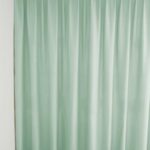 Rideau occultant MONTREUX Vert pastel [526] Rideau fermé • rideaux123.ch
